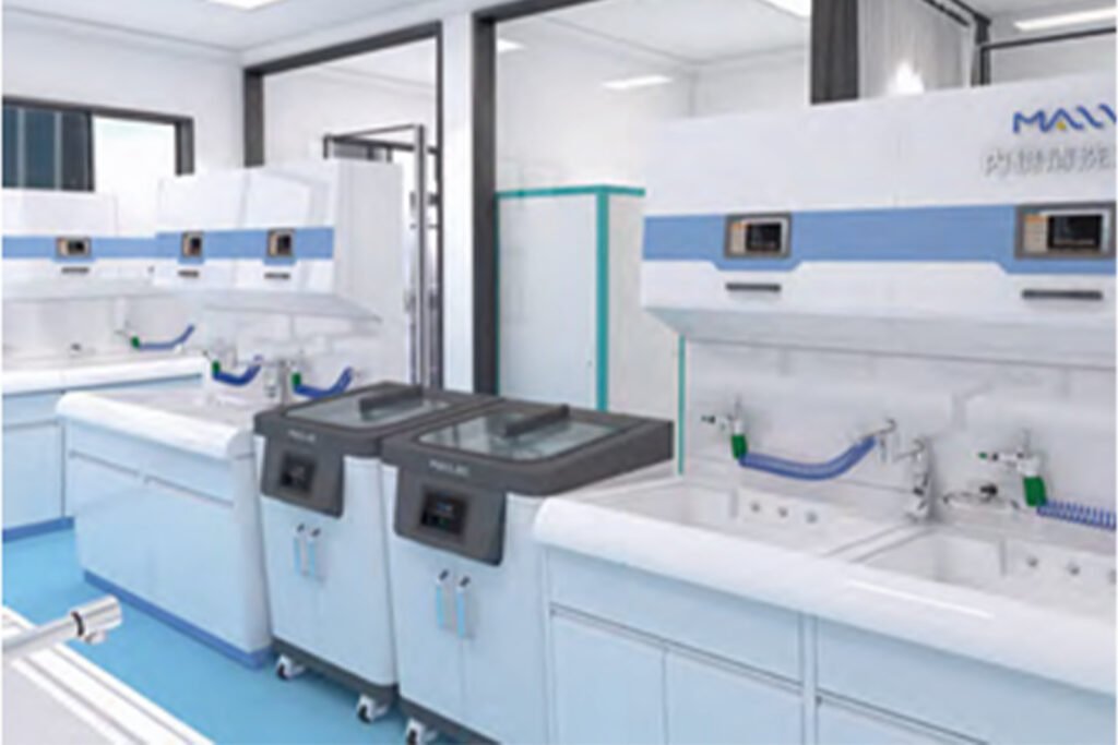 medical team performing operation. group of surgeon at work in operating theatre toned in blue. doctor operation in operation room at hospital concept for insurance advertising.